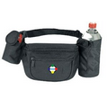Poly Fanny Pack w/ Bottle Holder & Cell Phone Pouch (13"x5 1/2")